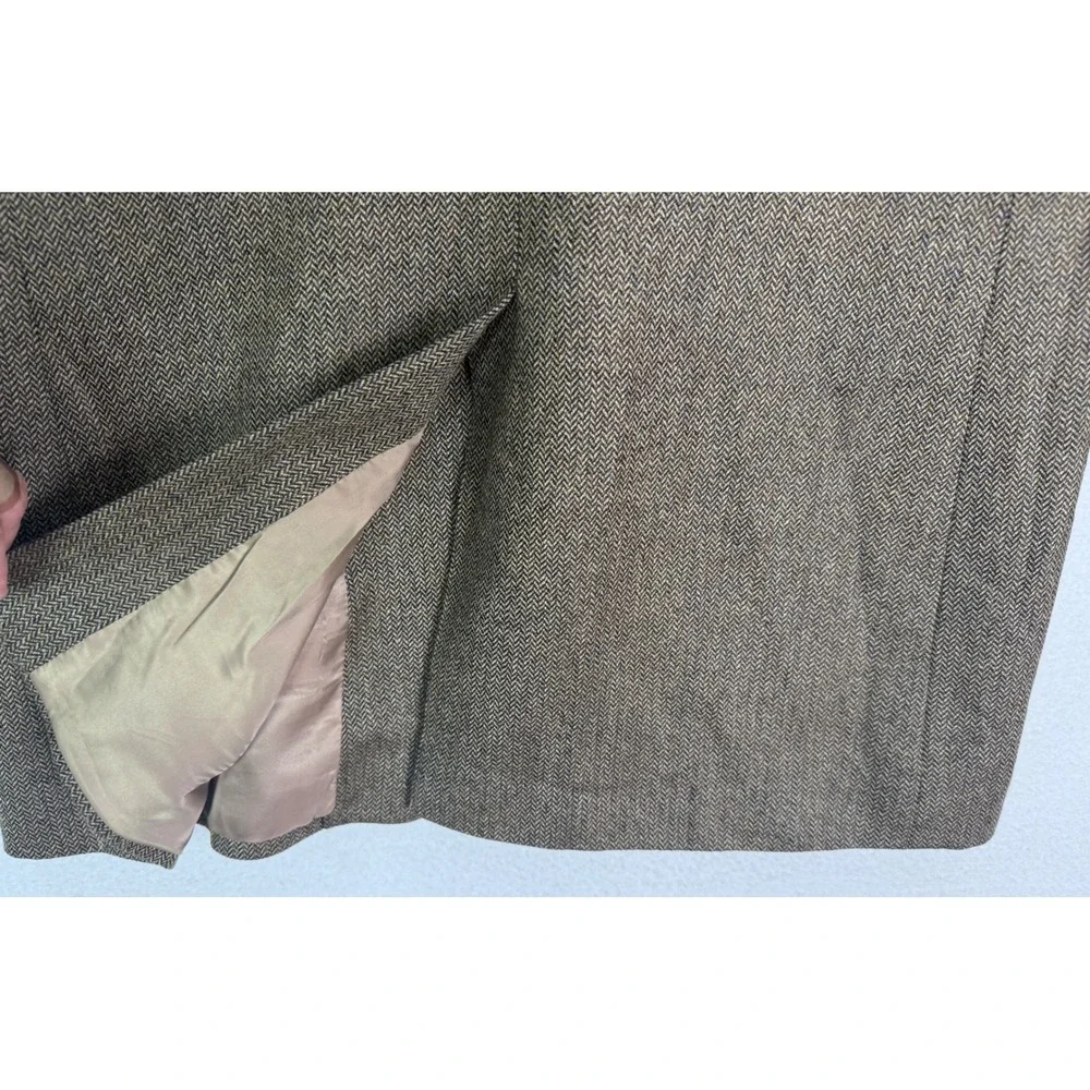 Jos. A Bank Brown‎ Tweed Blazer 40R Wool Herringbone Sport Coat Jacket Classic